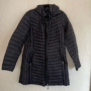 32 Degrees Women's 3/4 Ultra-Light Down Jacket, black